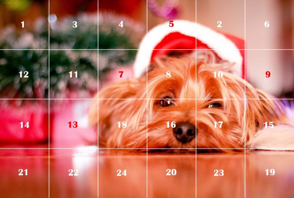 Adventskalender för ölflak - liggande